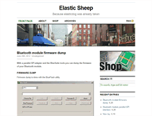 Tablet Screenshot of elasticsheep.com